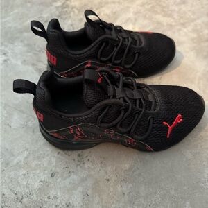 Kids Size 12C Puma’s - Black and Red - NWOT